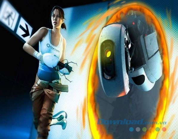 Tạo hình nhân vật Chell và GLaDOS
