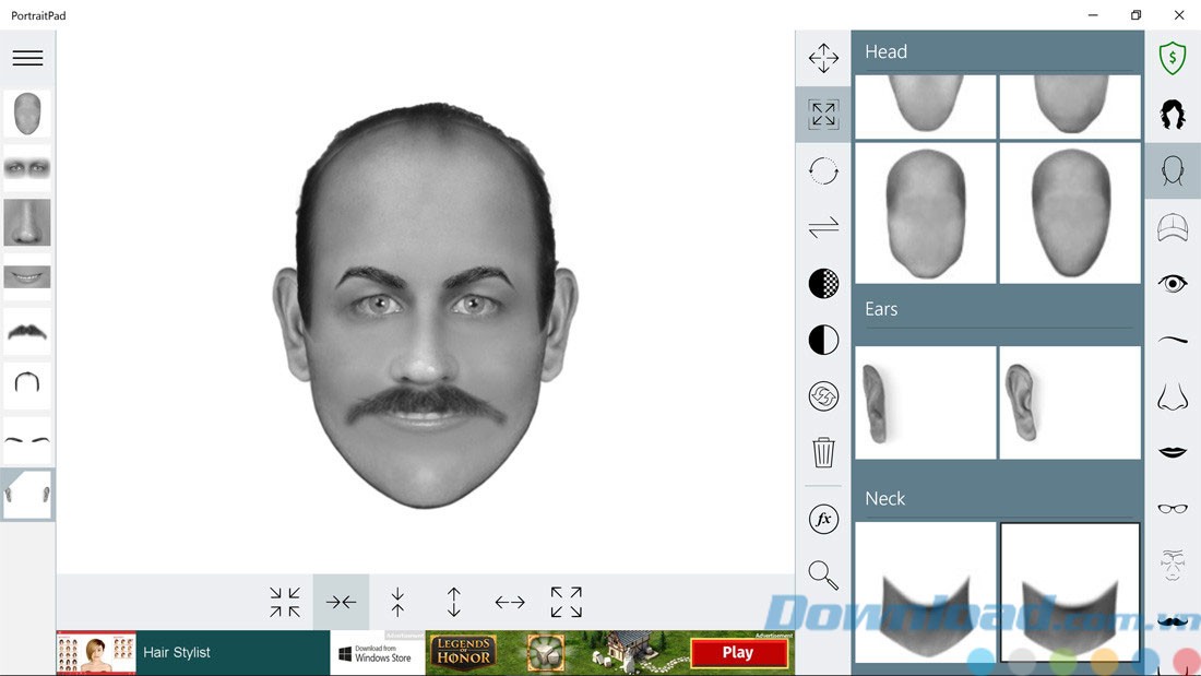 Các công cụ tùy chỉnh chi tiết