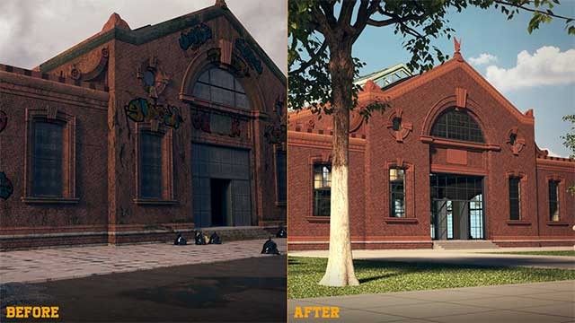 Phát triển các khu phức hợp nhà máy bỏ hoang thành không gian công cộng