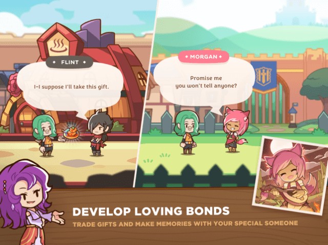 Trao đổi quà tặng và tạo những kỷ niệm đẹp với người bạn gặp