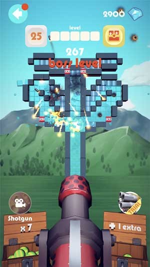 Mở khóa nhiều loại pháo khác nhau