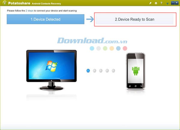 Potatoshare Android Contacts Recovery