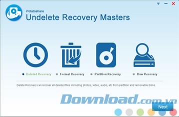 Potatoshare Undelete Recovery Masters