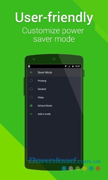 Power Battery cho Android sở hữu giao diện thân thiện, trực quan