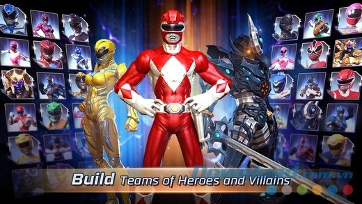 Gặp gỡ các siêu nhân huyền thoại trong Power Rangers: Legacy Wars cho iOS