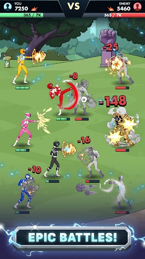 Tham gia vào những trận chiến nảy lửa để khôi phục Morphin Grid