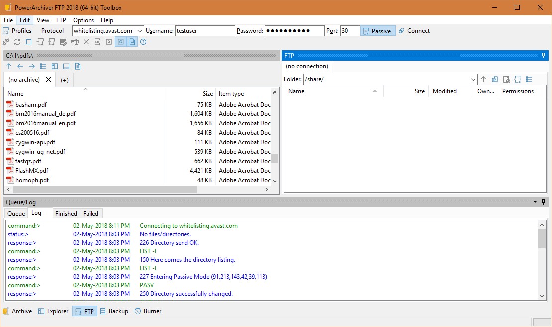 Giao diện PowerArchiver 2018