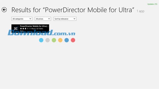 PowerDirector Mobile for Windows 8
