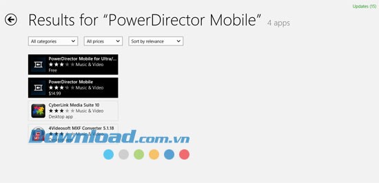 PowerDirector Mobile for Windows 8