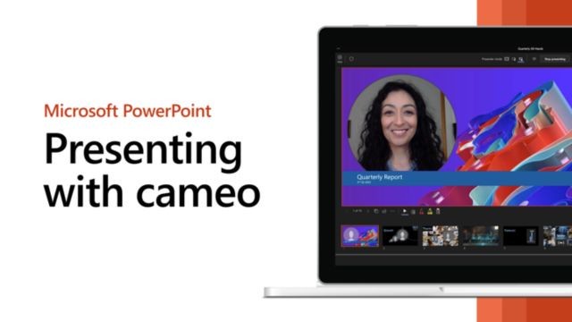 Trình chiếu slide bằng cameo trên PowerPoint 2024