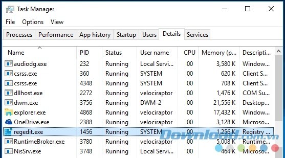 Xem chi tiết thông tin hoạt động của các file hệ thống trên PowerRun