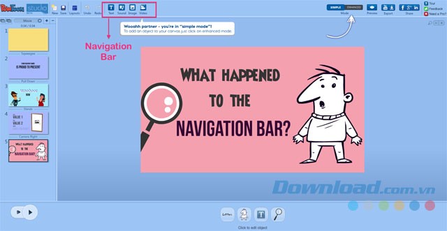 Công cụ tạo slide, video