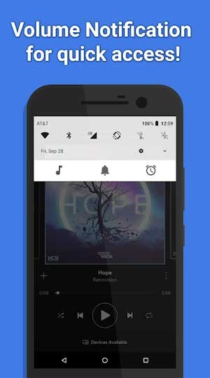 Truy cập nhanh với tính năng Volume Notification