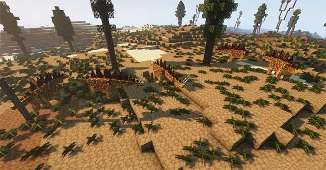 Bản Mod này cũng bổ sung thêm 7 loài cây, 12 loài thực vật độc đáo