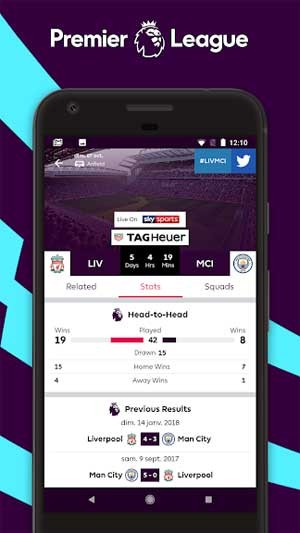 Theo dõi thông tin và kết quả trận đấu