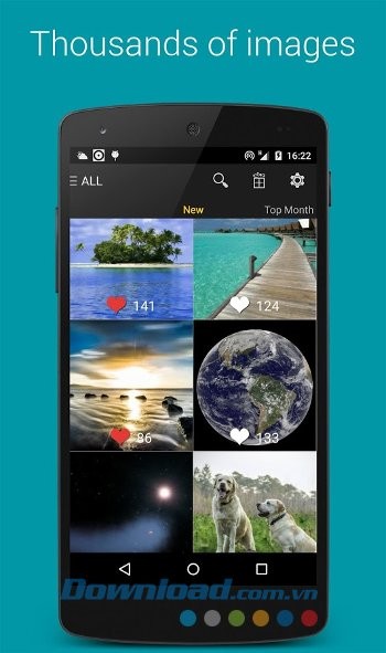 Premium Wallpapers HD gồm hàng ngàn hình ảnh HD
