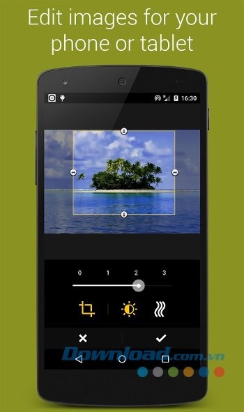 Chỉnh sửa ảnh trên Premium Wallpapers HD