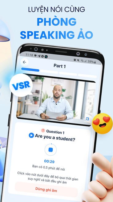 Luyện nói với phòng Speaking Ảo