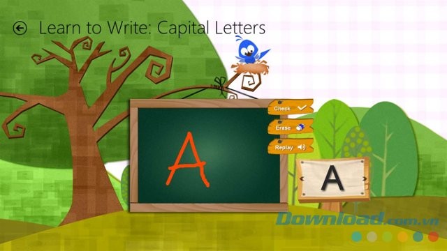 Game tap viet chu cai preschool activities