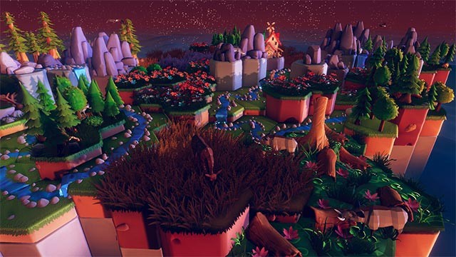 Chế độ sáng tạo trong Preserve game cho phép người chơi tùy ý sắp xếp và mở rộng hệ sinh thái