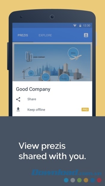 Xem các file Prezi được chia sẻ cho bạn