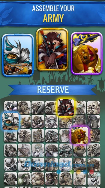 Xây dựng đội quân hùng mạnh trong game