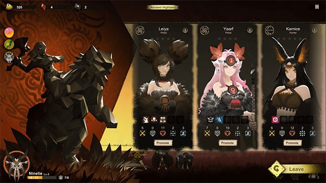 Mỗi class trong game Prime of Flame đều sở hữu những đặc điểm, năng lực và bộ skill riêng biệt