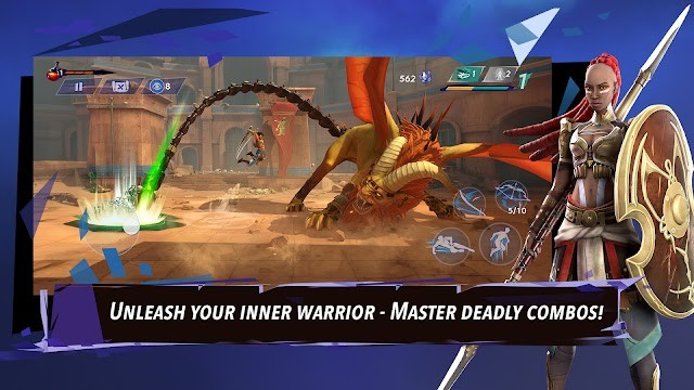 Giải phóng các combo mạnh mẽ bên trong con người chiến binh của bạn