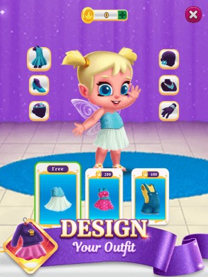 Thiết kế trang phục cho công chúa nhỏ