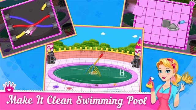 Hãy làm sạch và thay nước cho bể bơi - đây là nơi tổ chức bữa tiệc