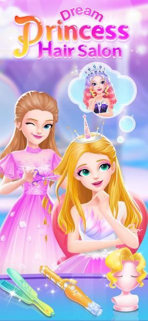 Princess Dream Hair Salon là game làm tóc cho công chúa cực xinh đẹp