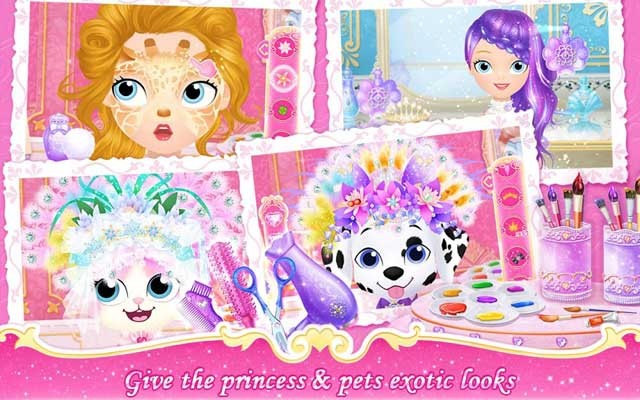 Giúp công chúa và pet cưng của cô ấy có diện mạo hoàn hảo