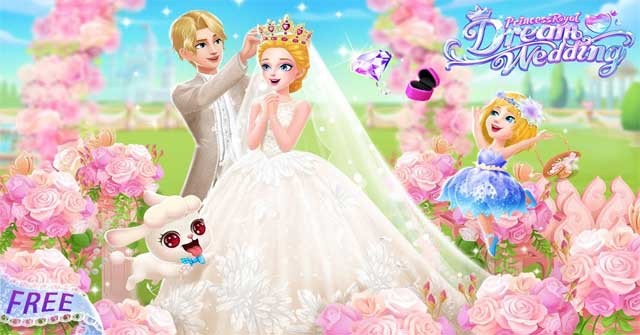 Giúp công chúa trở thành cô dâu lộng lẫy nhất trong game Princess Royal Dream Wedding