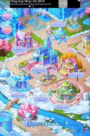 Princess Salon: Frozen Party công chúa đi chơi