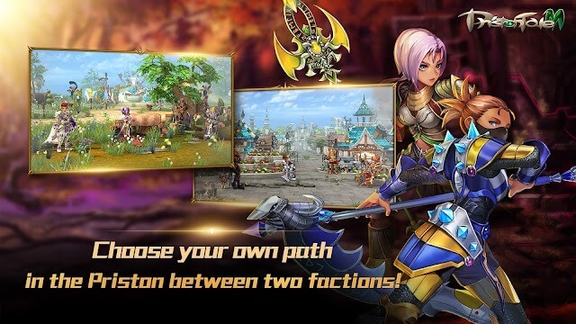 Chọn con đường của riêng bạn giữa 2 phe trong game Priston Tale M