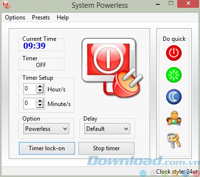 Tính năng System Powerless