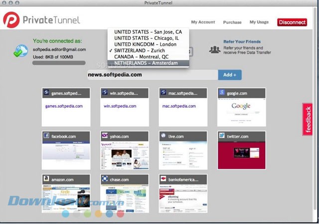 Truy cập Internet an toàn bằng IP giả