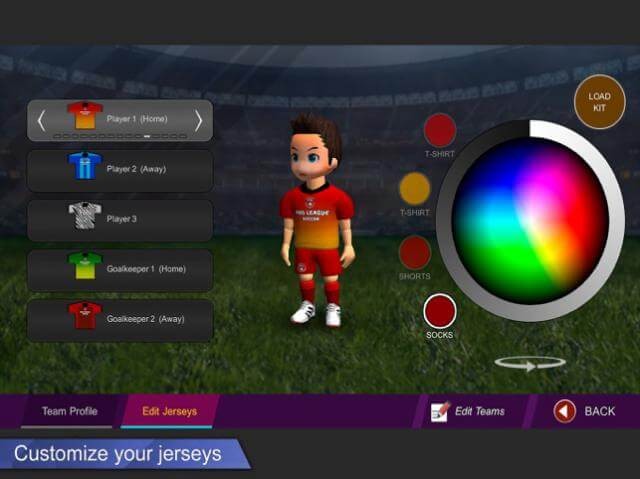 Tùy chỉnh diện mạo cho cầu thủ của bạn