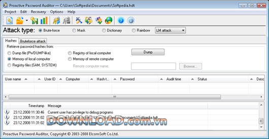 Proactive Password Auditor