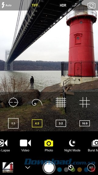 Lựa chọn chế độ chụp ảnh