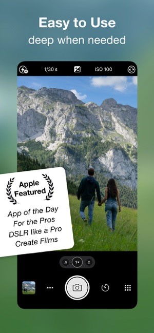 ProCamera for iOS dễ sử dụng