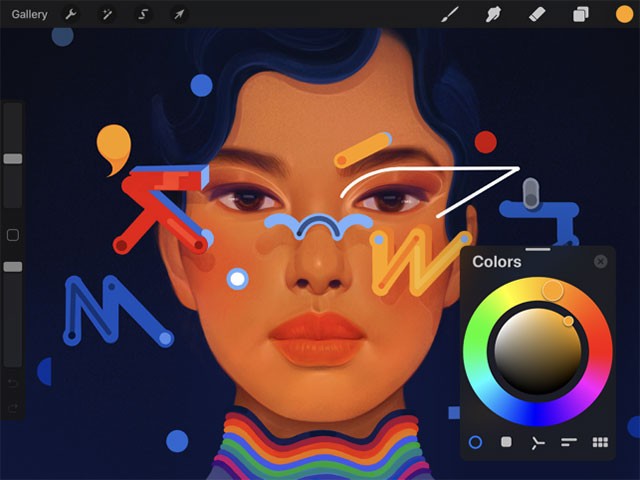 Procreate for iPad liên tục bổ sung tính năng, công nghệ mới để cải thiện trải nghiệm