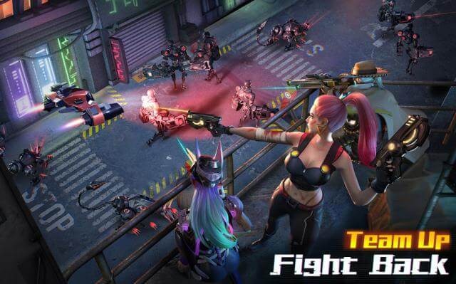 Lập team và chiến đấu chống lại kẻ thù