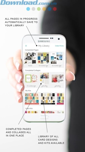 Cắt dán ảnh vào vị trí bạn mong muốn