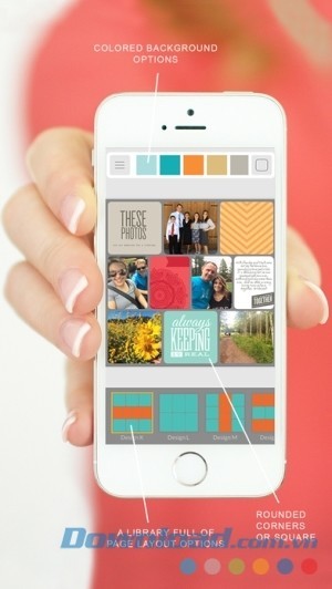 Giao diện Project Life cho iOS