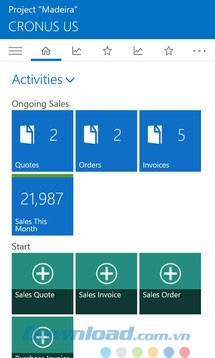 Hình ảnh ứng dụng trên điện thoại