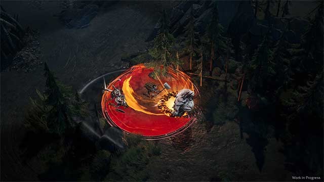 Chiến đấu với với quái vật và người chơi khác