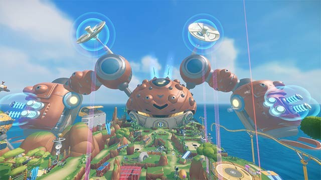 Chiến đấu để bảo vệ căn cứ và tiêu diệt các mục tiêu khổng lồ trong Project ST game