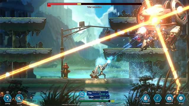 Sử dụng vũ khí linh hoạt trong nhiều tình huống khác nhau