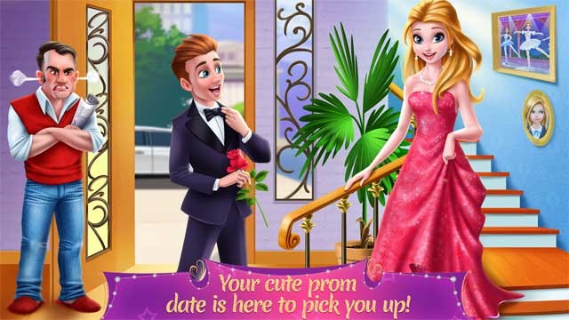Trở thành nữ hoàng Prom trong game bạn gái Prom Queen